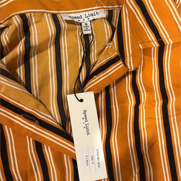 Speed Limit MPH Dress | Shirt Dress | size: Small - Picture 2 of 2